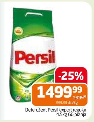 Deterdžent Persil expert regular 4.5kg 60 pranja