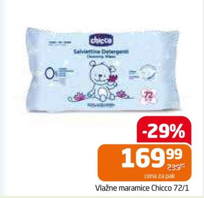 Vlažne maramice Chicco , 72/1