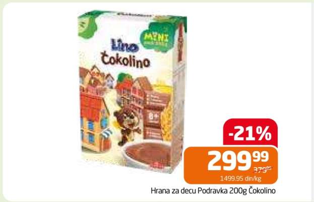 Hrana za decu Podravka 200g Čokolino