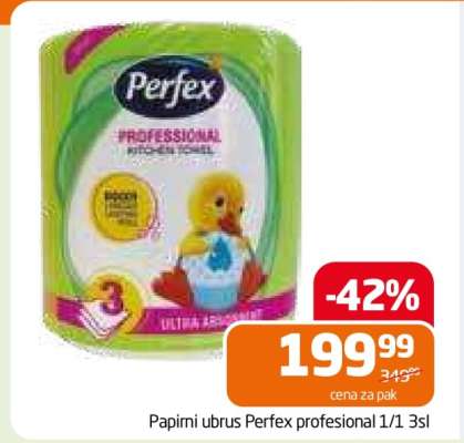 Papirni ubrus Perfex profesional 1/1 3sl