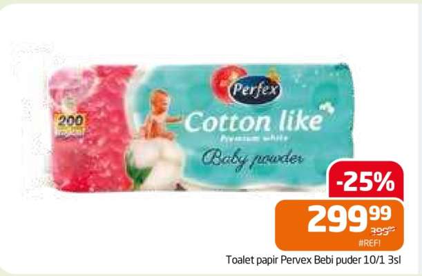Toalet papir Perfex Bebi puder 10/1 3sl