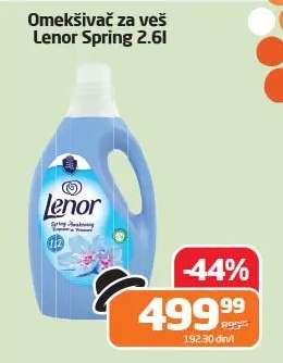 Omekšivač za veš Lenor Spring 2.6l