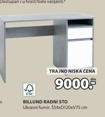 BILLUND RADNI STO