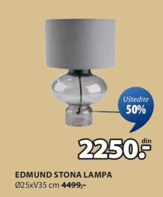 EDMUND STONA LAMPA