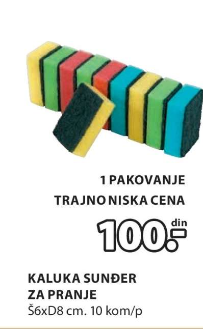 KALUKA SUNĐER ZA PRANJE