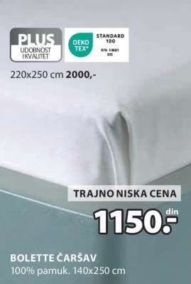 BOLETTE ČARŠAV