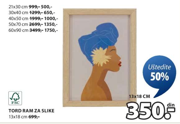 TORD RAM ZA SLIKE 13x18 cm