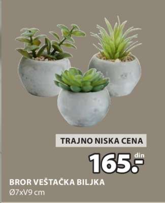 BROR VEŠTAČKA BILJKA