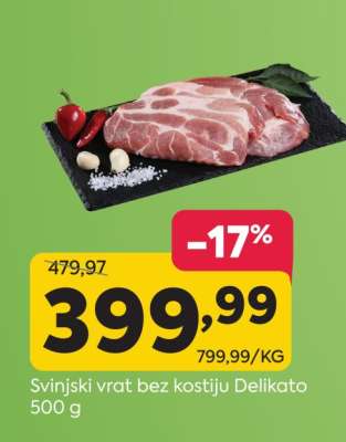 Svinjski vrat bez kostiju Delikato