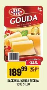 Kačkavalj Gauda Sečena 150g Silbo