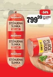 Neoplanta stišnjena šunka