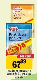 Prašak za pecivo 6/1 i Vanilin šećer 6/1 Aleva