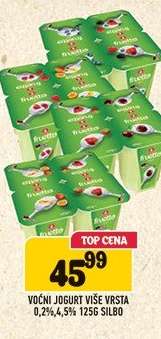 Voćni jogurt više vrsta
