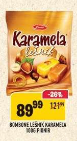 Bombone Lešnik Karamela 100g Pionir