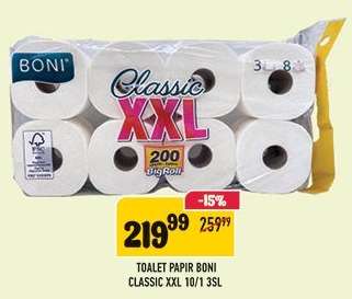 Toalet papir Boni Classic XXL 10/1 3SL