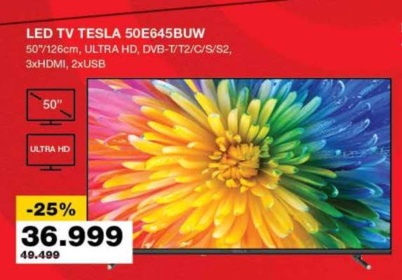 LED TV TESLA 50E645BUW