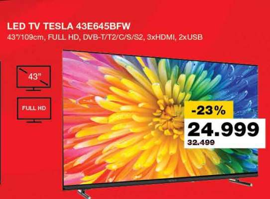 LED TV TESLA 43E645BFW