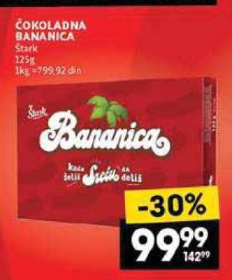 ČOKOLADNA BANANICA