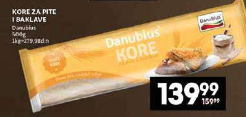 KORE ZA PITE I BAKLAVE