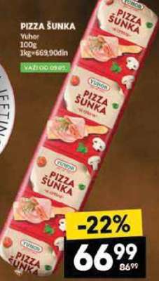 PIZZA ŠUNKA