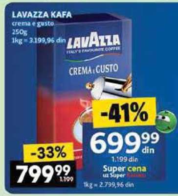 LAVAZZA KAFA