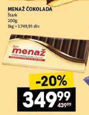 Menaž čokolada