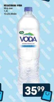 NEGAZIRANA VODA
