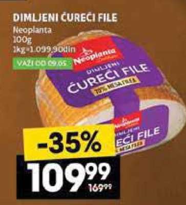 Dimljeni ćureći file