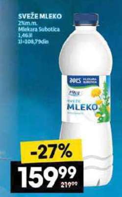 sveže mleko