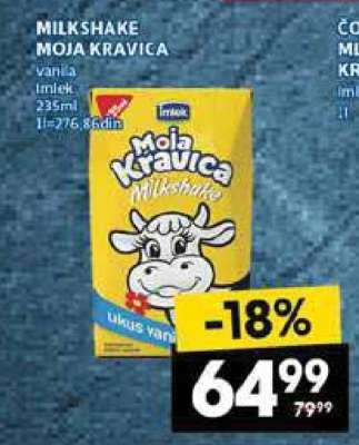 MILKSHAKE MOJA KRAVICA