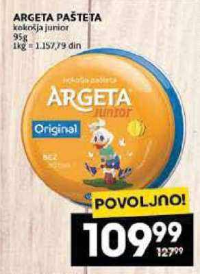 ARGETA PAŠTETA