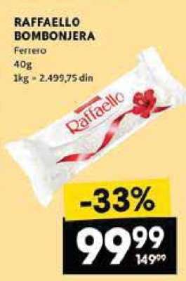 RAFFAELLO BOMBONJERA