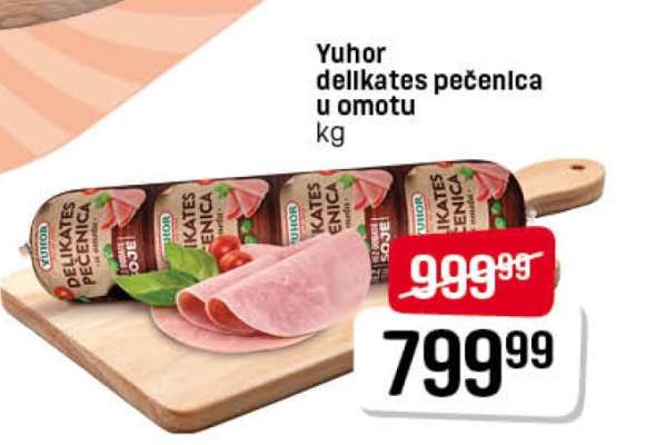 Yuhor delikates pečenica u omotu