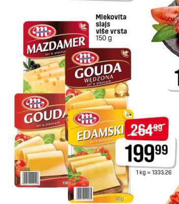 Mlekovita Sýr v plátcích