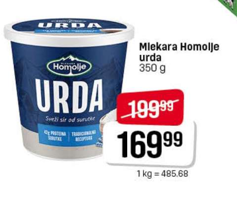 Mlekara Homolje urda