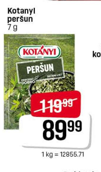 Kotanyi peršun