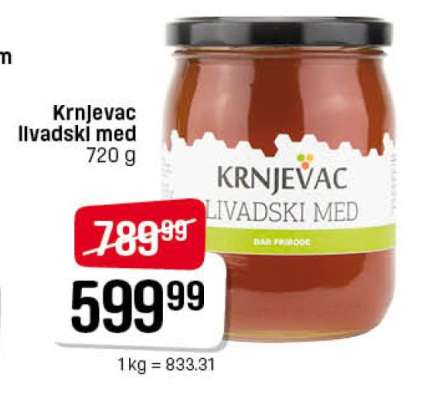 Krnjevac livadski med 720 g
