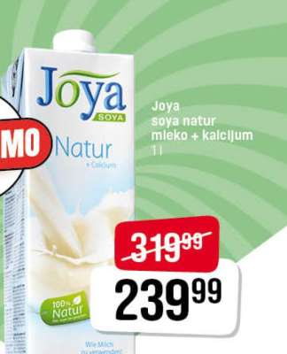 Joya soya natur mléko + kalcium 1l
