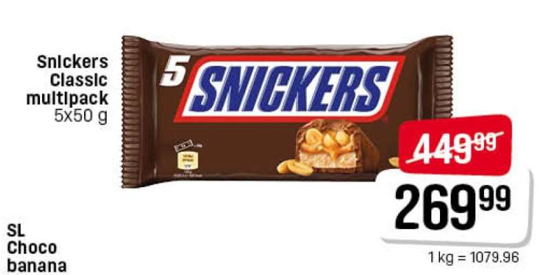 Snickers Classic multipack 5x50 g
