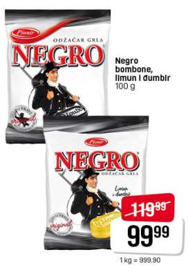 Negro bombone, limun i đumbir