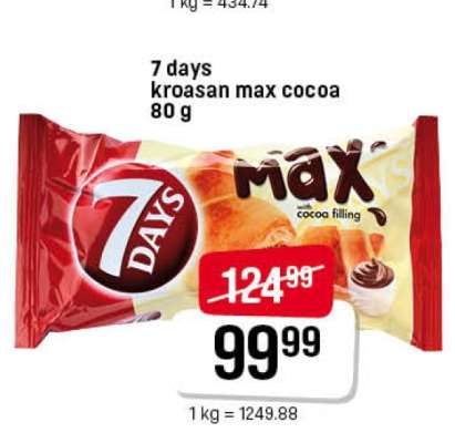7 Days kroasan max cocoa
