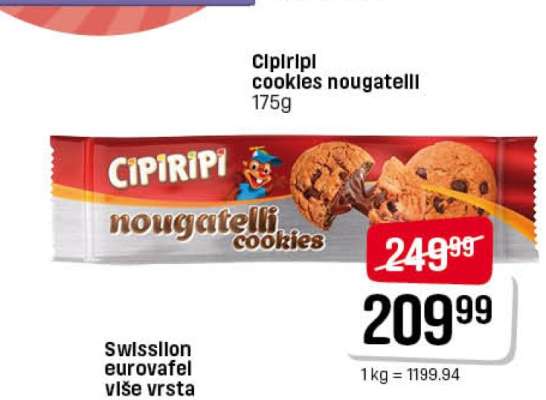 Cipiripi cookies nougatelli