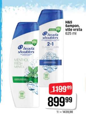 H&S šampon više vrsta