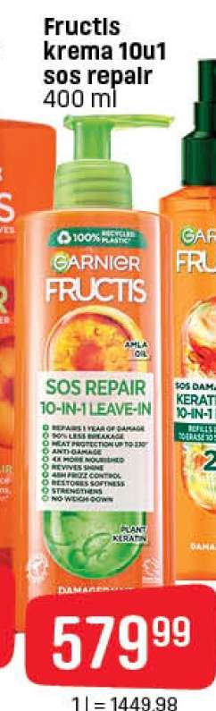 Fructis krema 10u1 sos repair 400 ml