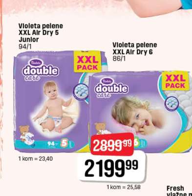 Violeta pelene XXL Air Dry 5 Junior