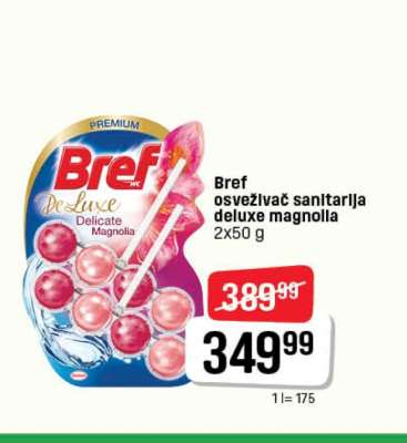 Bref osveživač sanitarlija deluxe magnolia