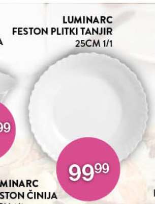 Luminarc Feston Plitki Tanjir