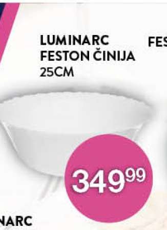 Luminarc Feston Činija 25cm