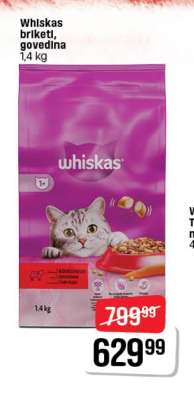 Whiskas briketi govedina