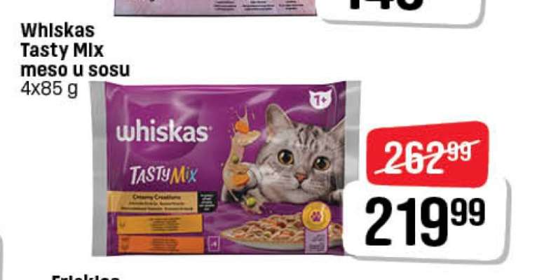 Whiskas Tasty Mix meso u sosu